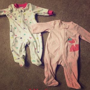 Fleece Footie Pajamas